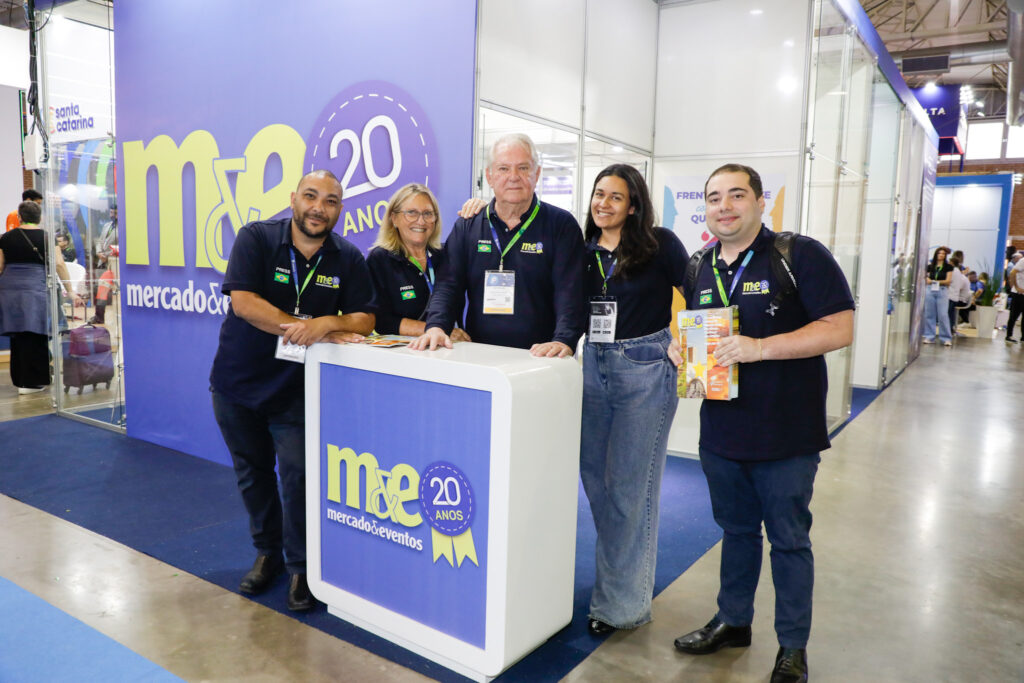 Equipe do M&E: Eric Ribeiro, Rosa Masgrau, Roy Taylor, Janaína Brito e Pedro Menezes