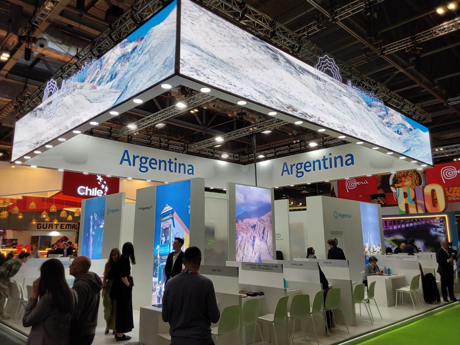 Estande da Argentina