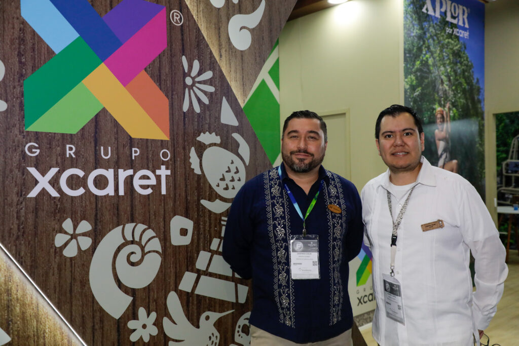 Gustavo Colin e Gabriel Lopes, do Grupo Xcaret