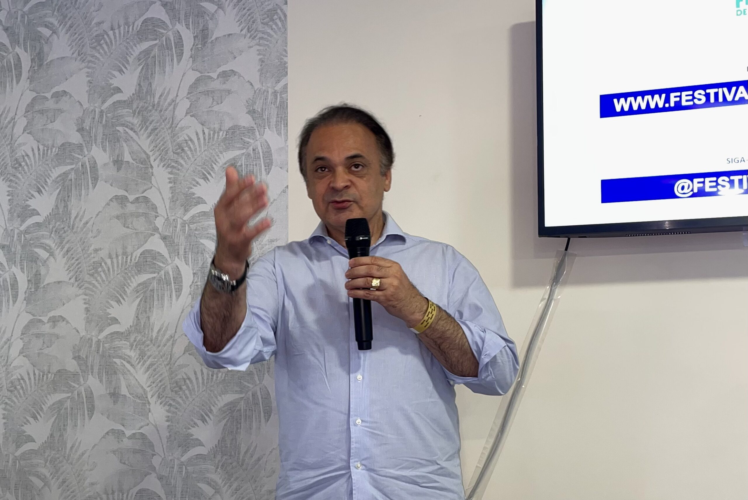 Roberto de Lucena falou sobre a importância do evento, da escolha do Wet’n’Wild e do fomento dos distritos turísticos de São Paulo Roberto de Lucena falou sobre a importância do evento, da escolha do Wet’n’Wild e do fomento dos distritos turísticos de São Paulo