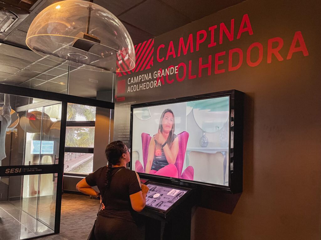 O Sesi Museu Digital é um espaço que usa a tecnologia interativa para divulgar a cultura da Paraíba