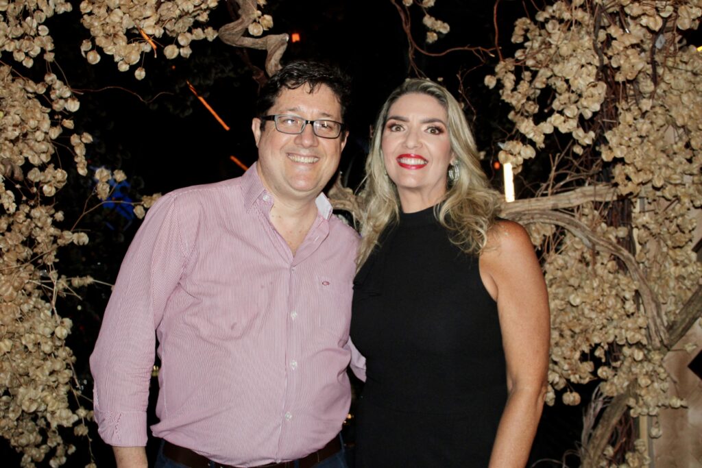 Luiz César, da Aeroméxico, e Carla Cecchele, da RCD