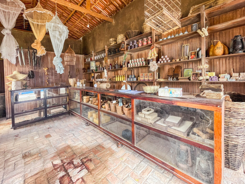 Interior do mercado usado na gravação de O Auto da Compadecida