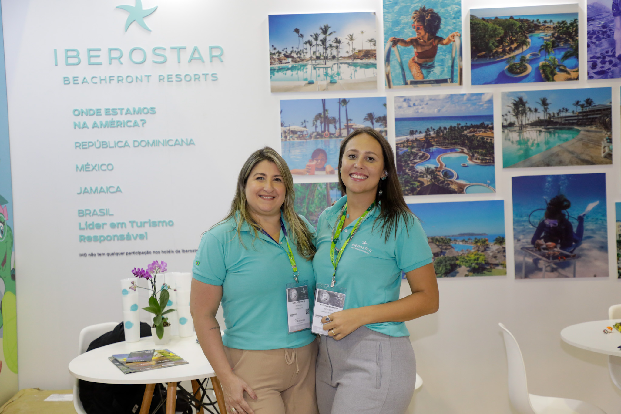 Jamila Garavitto e Nathalia Barbosa, do Iberostar Jamila Garavitto e Nathalia Barbosa, do Iberostar
