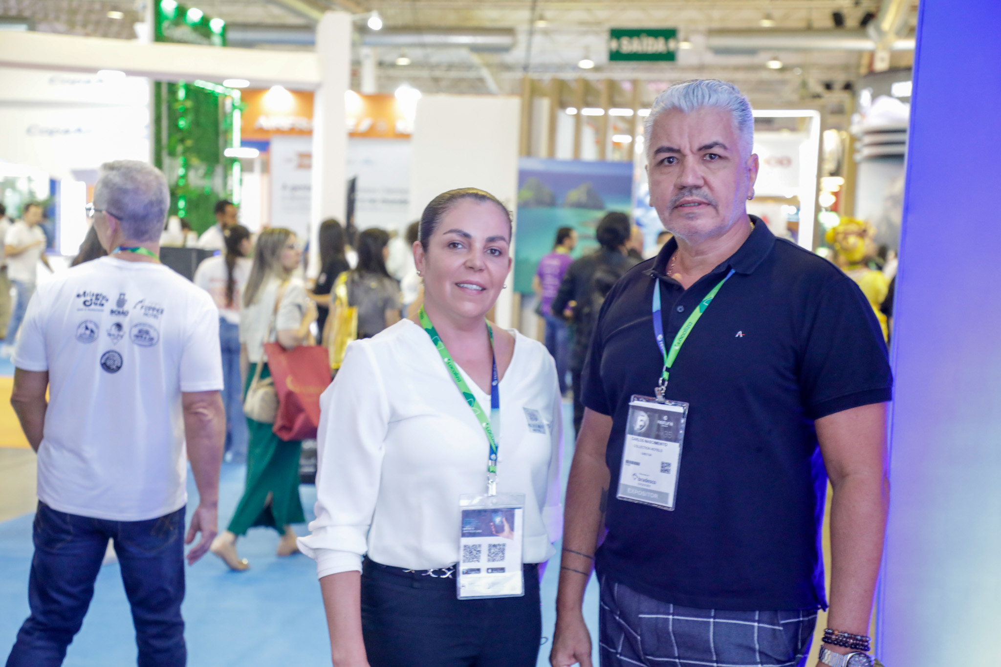 Kelly Sansivieri, dos Hotéis Panamby, e Carlos Nascimento, da Collection Hotels Kelly Sansivieri, dos Hotéis Panamby, e Carlos Nascimento, da Collection Hotels