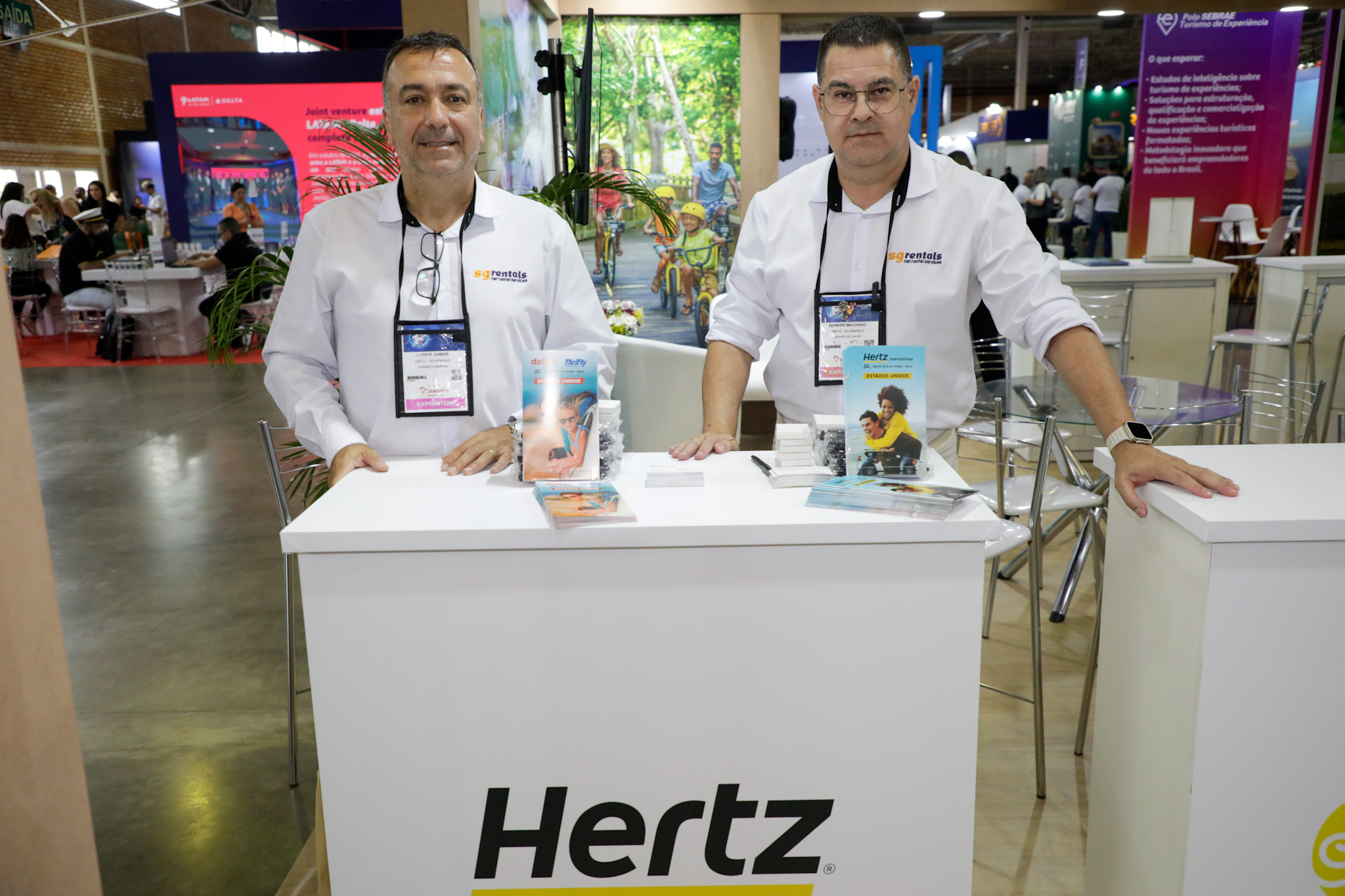 Laerte Júnior e Edward Machado, da Hertz Laerte Júnior e Edward Machado, da Hertz