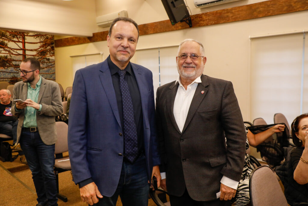 Luis Fernando, secretário de Turismo do Rio Grande do Sul, e Virgílio Carvalho, Setur-SP