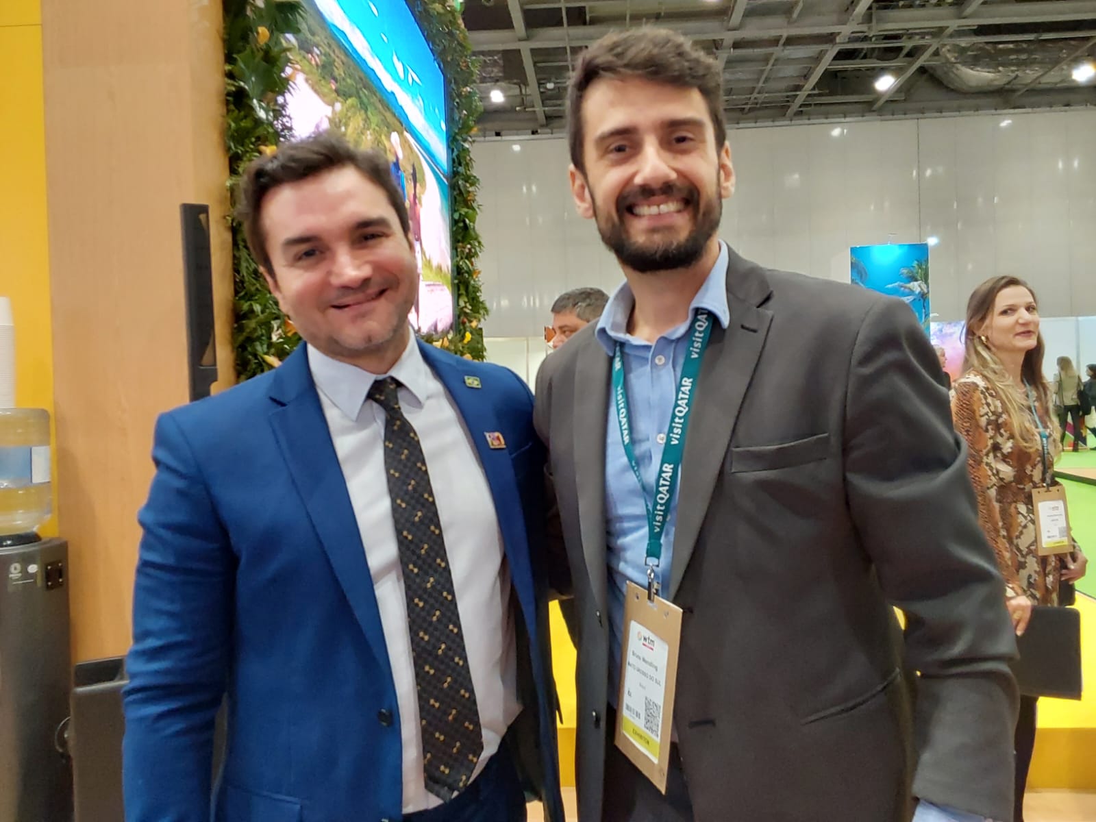 Ministro do Turismo, Celso Sabino, com o presidente da Fundtur-MS, Bruno Wendling Ministro do Turismo, Celso Sabino, com o presidente da Fundtur-MS, Bruno Wendling