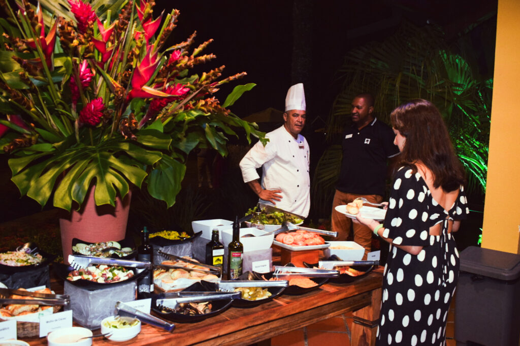 O chef do Transamerica Comandatuba esteve no jantar de premiação Coqueiro Azul