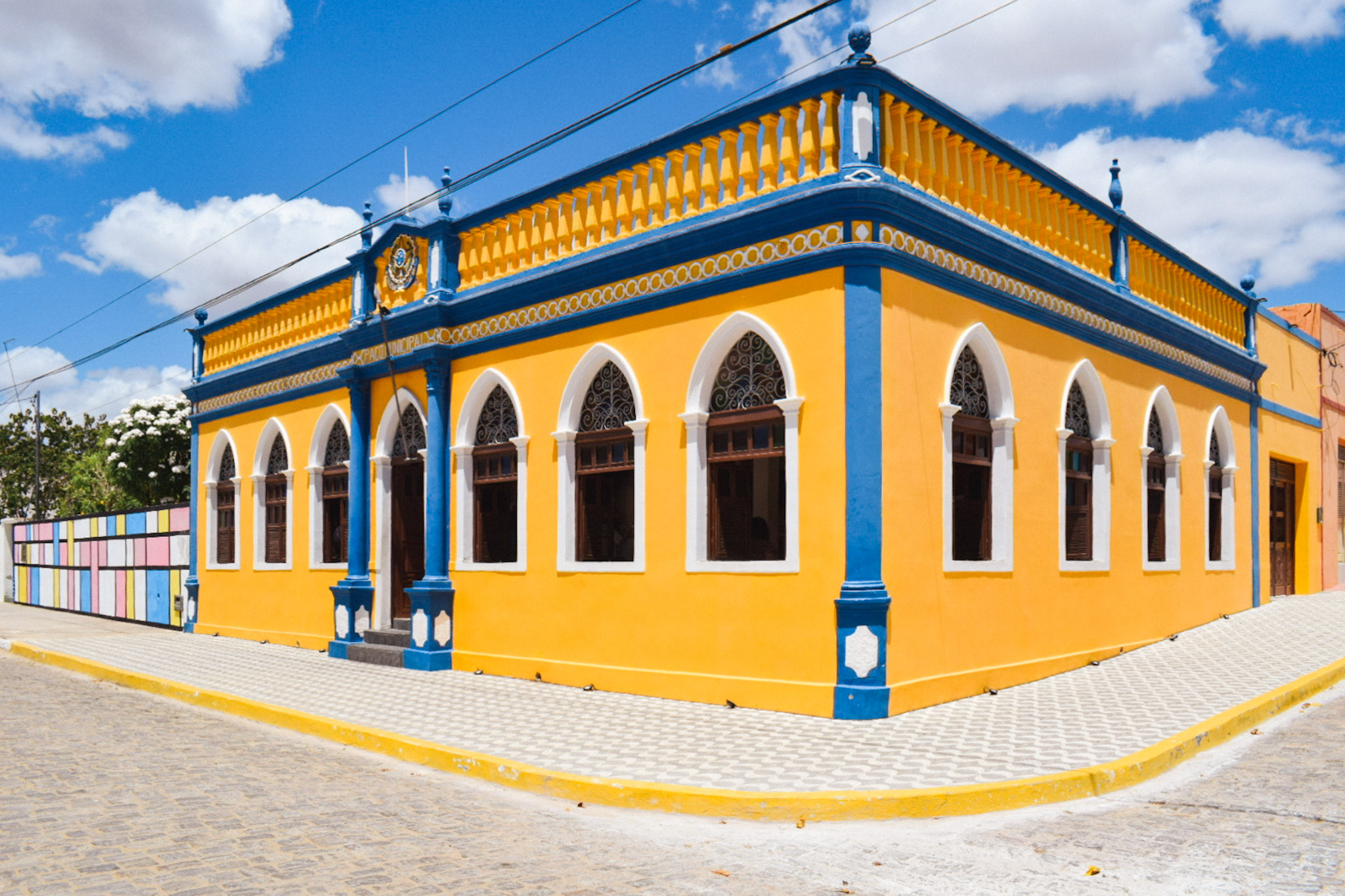 Prédio da Prefeitura de Cabaceiras, cidade onde foi filmado o Auto da Compadecida Prédio da Prefeitura de Cabaceiras, cidade onde foi filmado o Auto da Compadecida