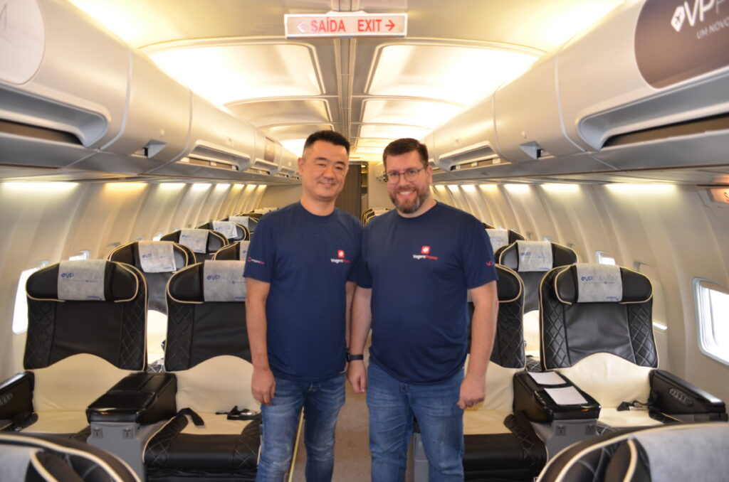 Renato Kido e Renato Alves socios diretores da VP VP Premium: ViagensPromo estuda fretamento de voos para o exterior e mais aeronaves