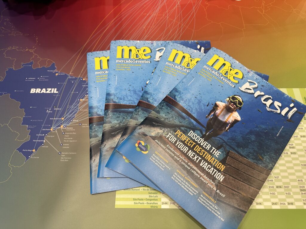 Revistas do M&E editadas especialmente para a WTM London 2023
