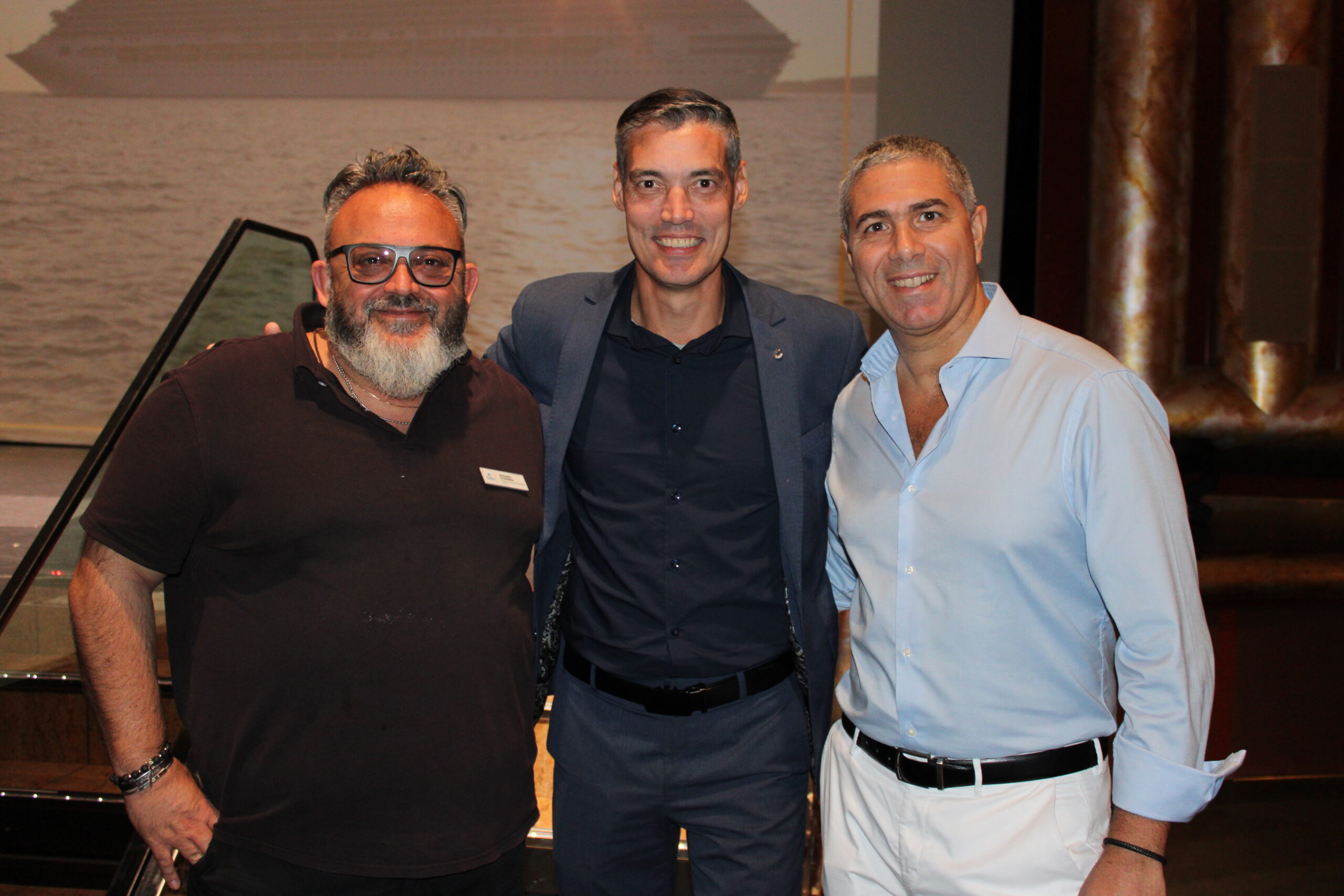 Rosario Di Donna, Vinicius Freitas e Dario Rustico, da Costa