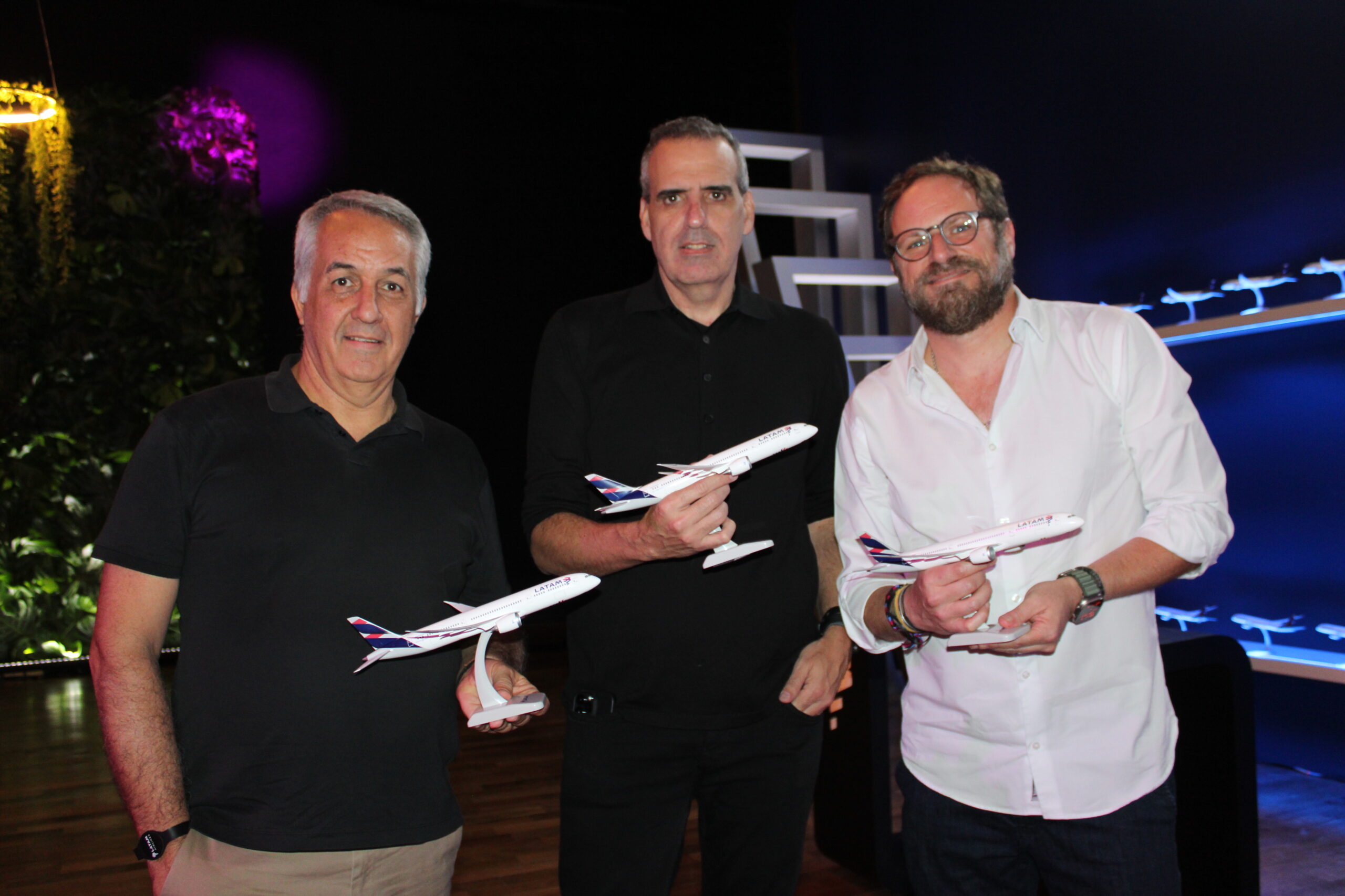 Sylvio Ferraz, Marcelo Cohen e Luti Guimarães, da BeFly Sylvio Ferraz, Marcelo Cohen e Luti Guimarães, da BeFly
