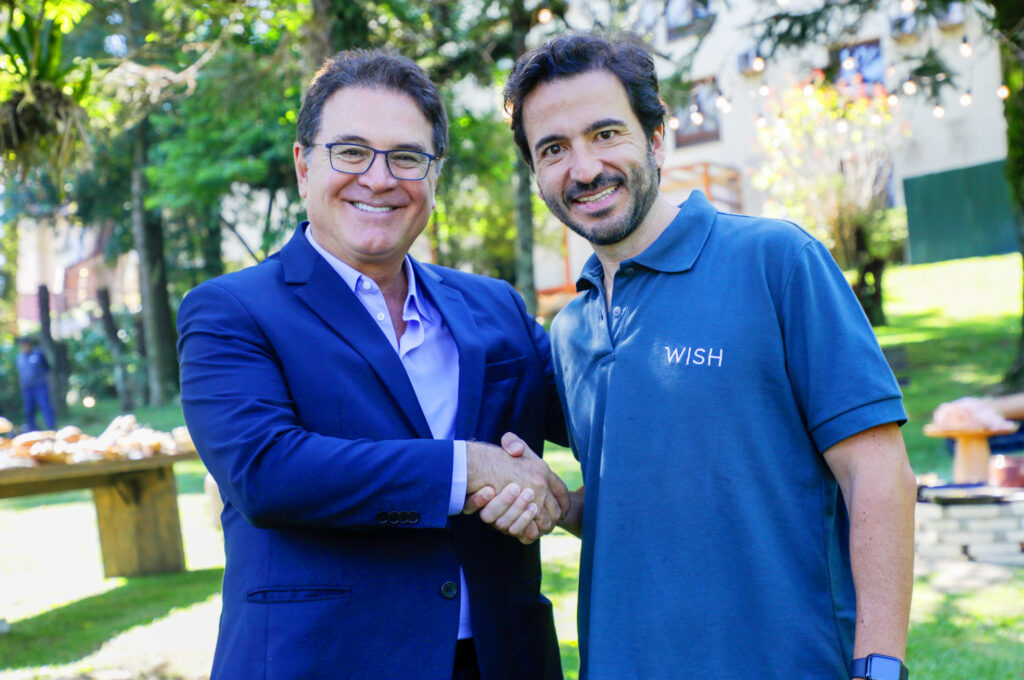 Vinicius Lummertz, chairman, e Eduardo Malheiros, CEO do Grupo Wish