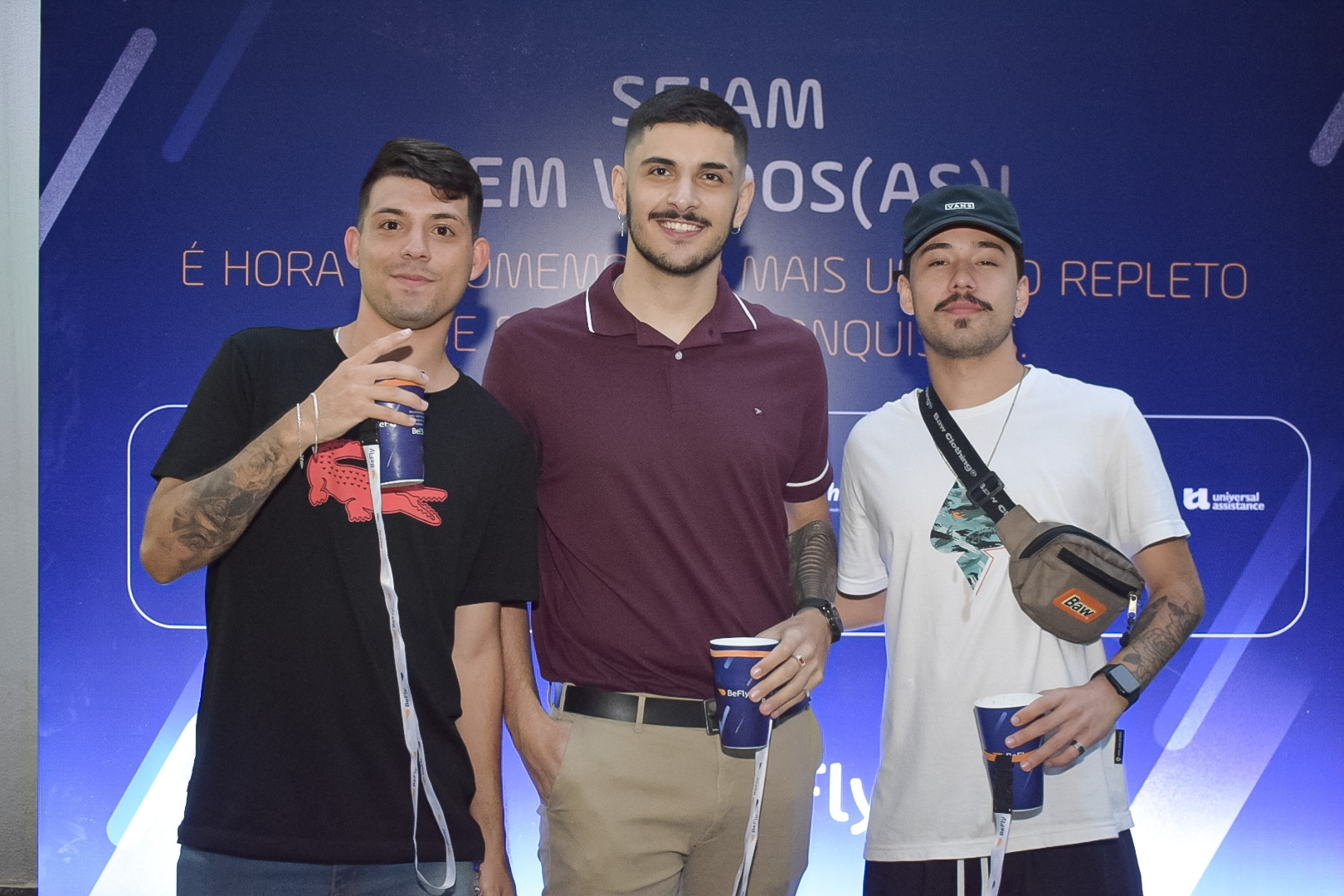 Gustavo Alves, Cézar Estima e Henrique Yoshioka