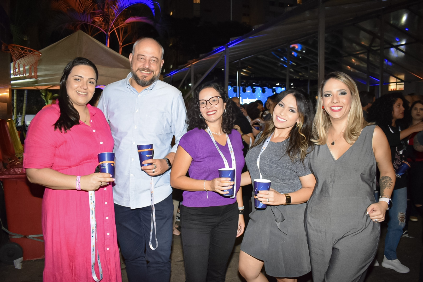 Luciana Garcez, Eduardo Murad, Michelle Brambilla, Thalita Carrião e Luana Barbosa, da Befly