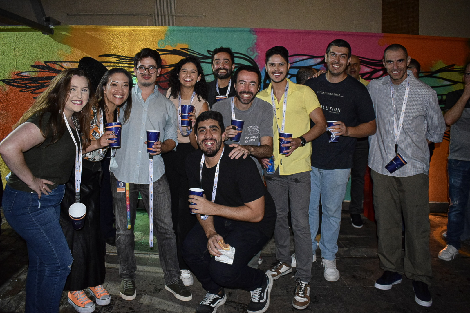 A confraternização contou com surpresas para os colaboradores