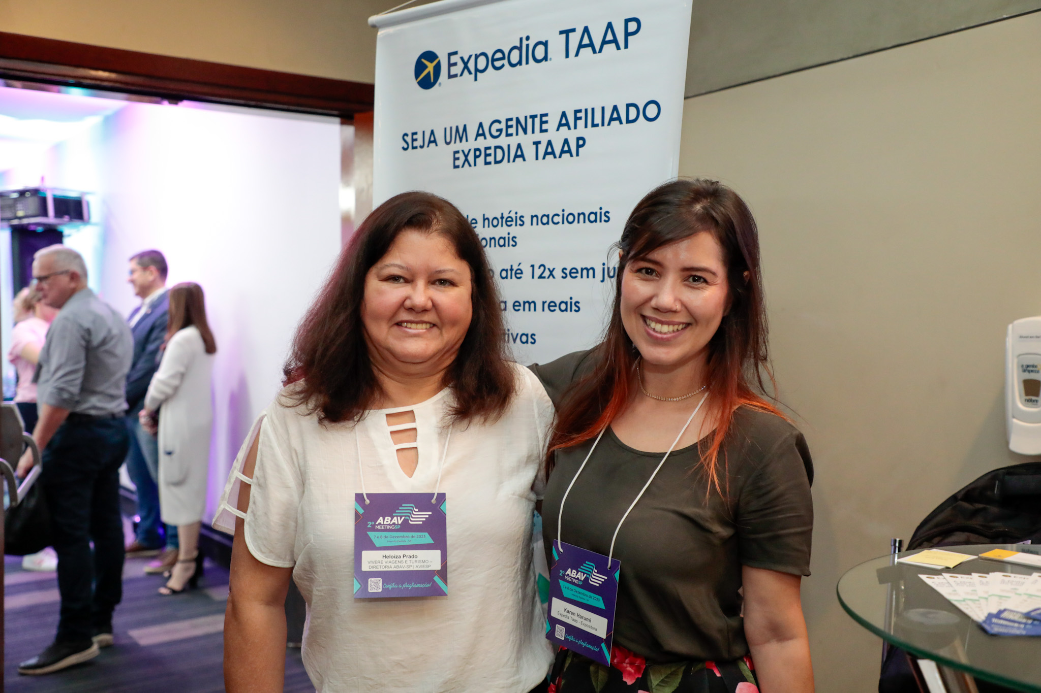 Heloiza Prado, Vivere Viagens e Turismo, e Karen Harumi, da Expedia Taap Heloiza Prado, Vivere Viagens e Turismo, e Karen Harumi, da Expedia Taap