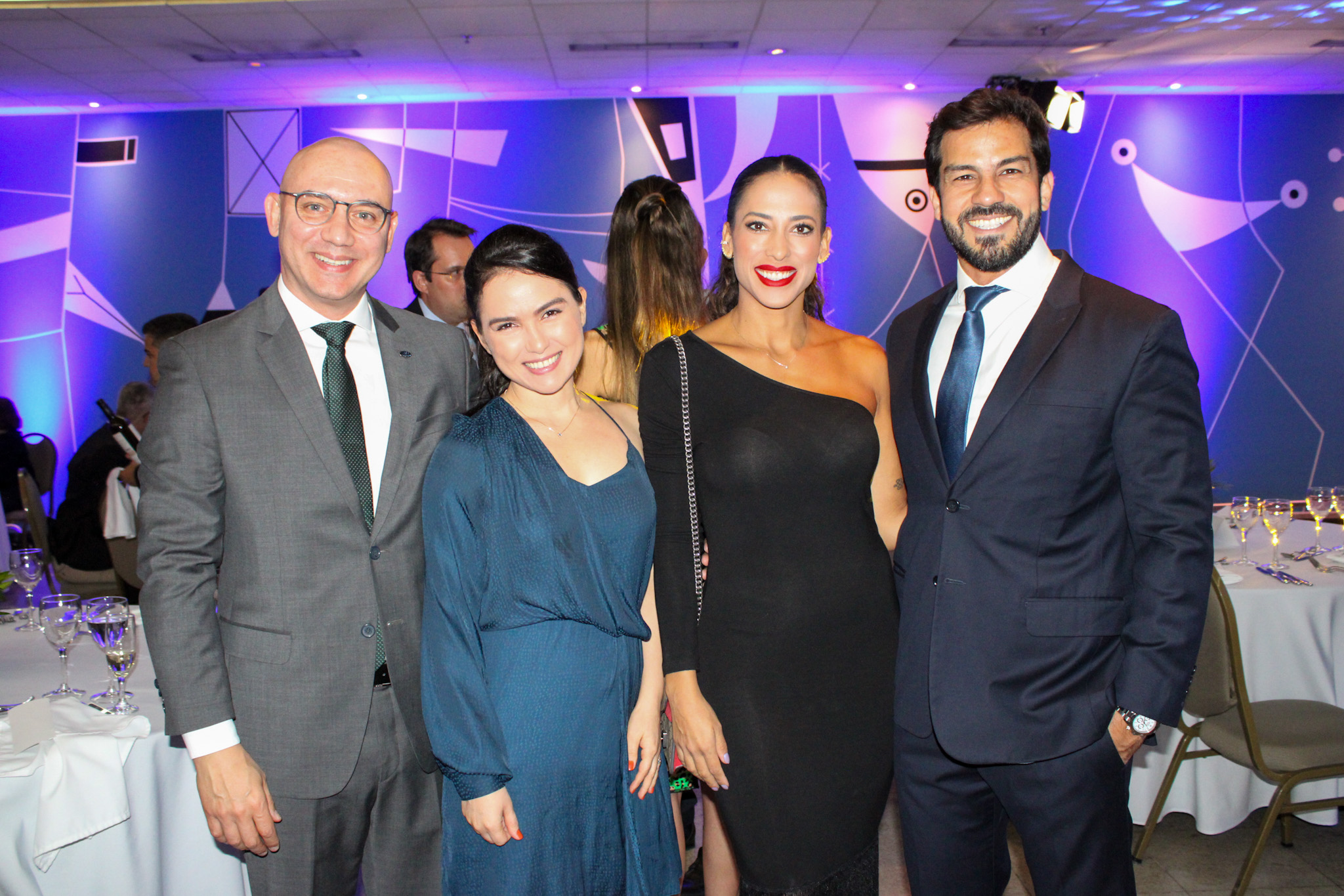 Henrique Severien, presidente da ABIH-DF, Graziane Madureira, Jessica Diniz e Fernando Borges, F2Mais Henrique Severien, presidente da ABIH-DF, Graziane Madureira, Jessica Diniz e Fernando Borges, F2Mais
