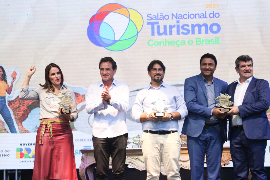 Premiados na categoria "Governança e Gestão do Turismo: Apoio e Profissionalização das Estâncias Regionais do Mato Grosso do Sul"