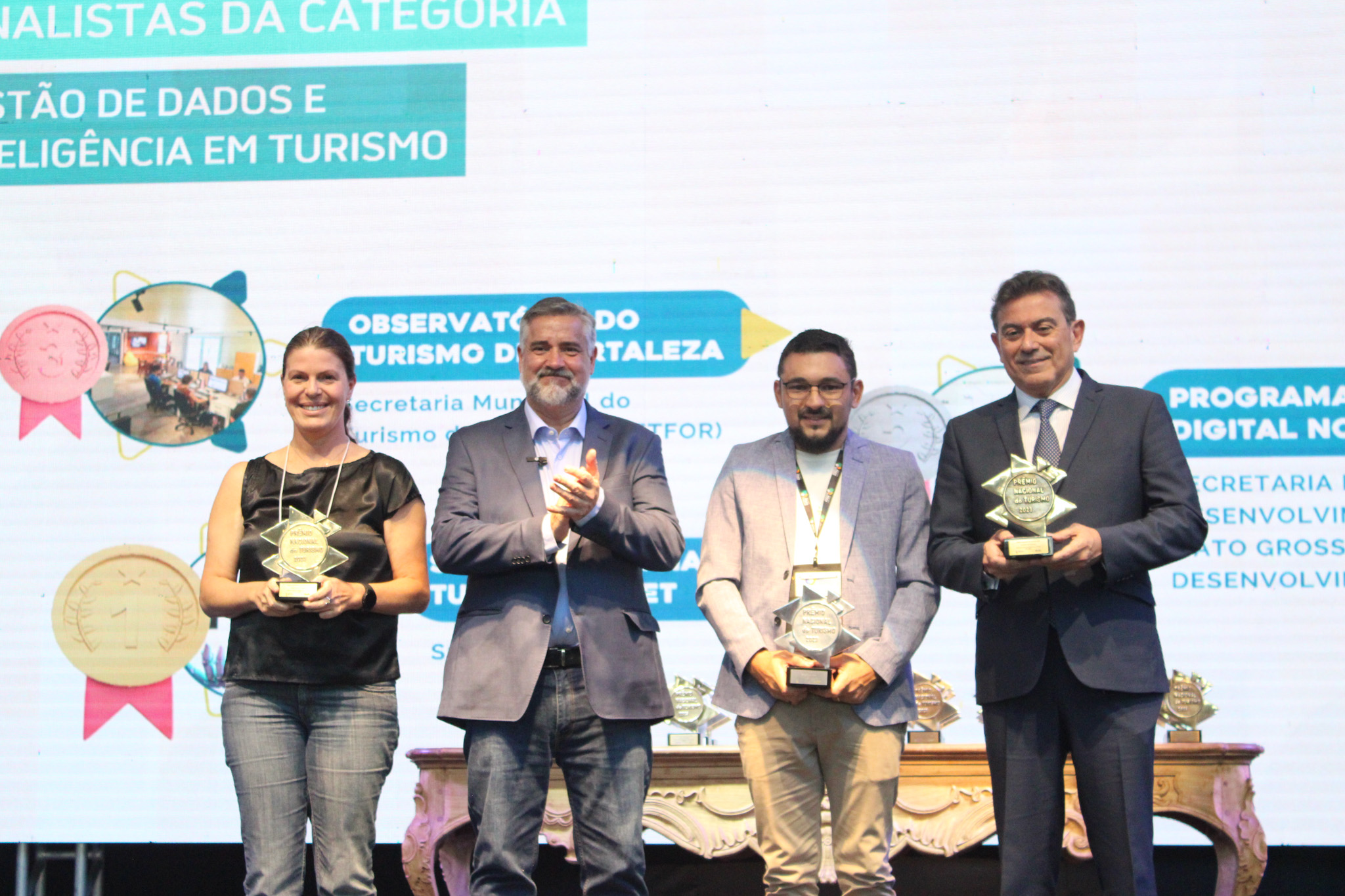 Premiados na categoria "Gestão de Dados e Inteligência em Turismo" Premiados na categoria "Gestão de Dados e Inteligência em Turismo"