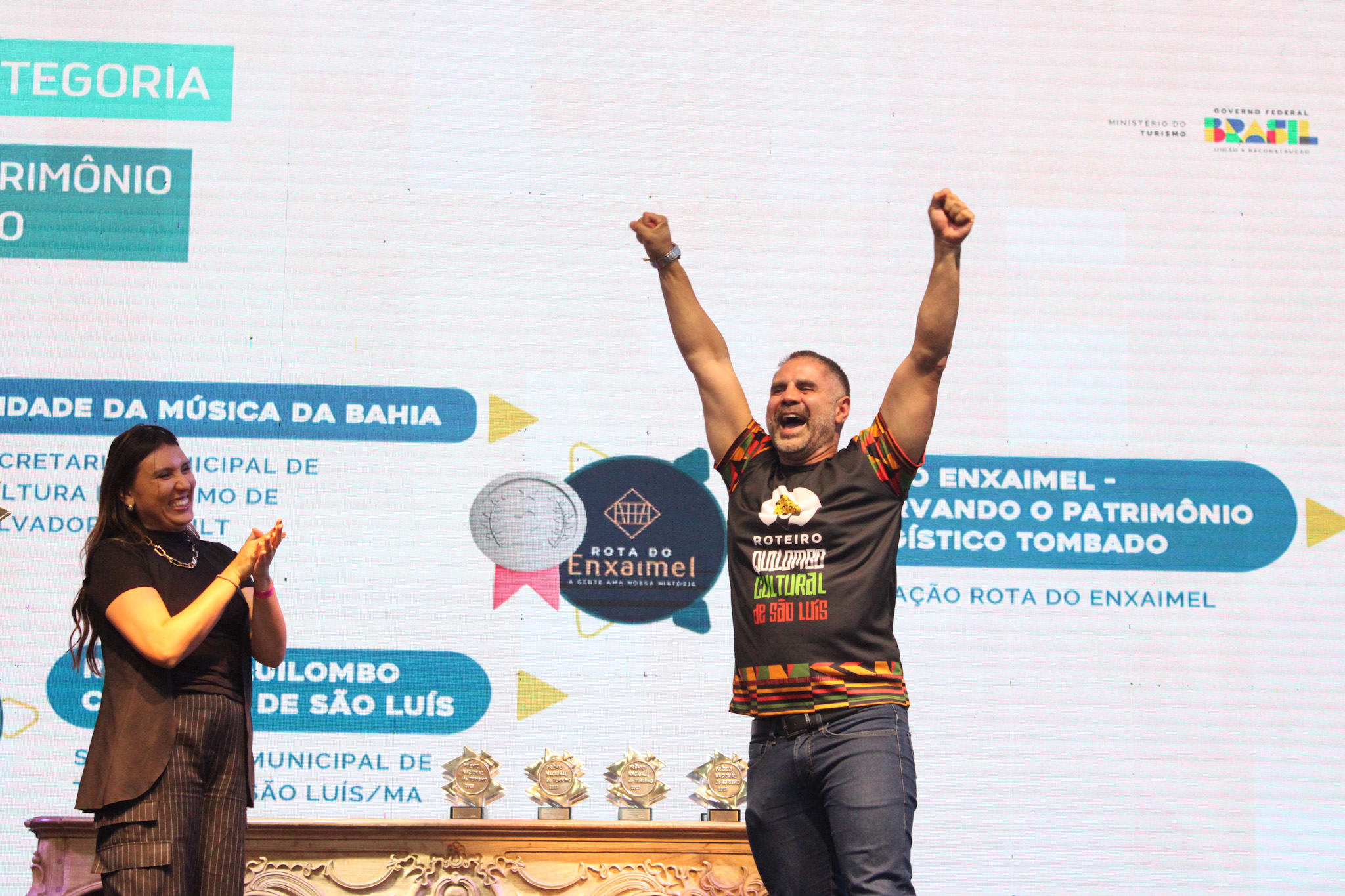 Saulo Santos comemorou muito a conquista Saulo Santos comemorou muito a conquista