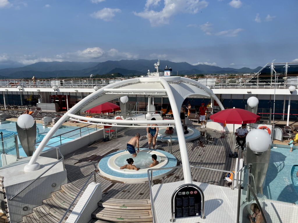 Jacuzzis do navio