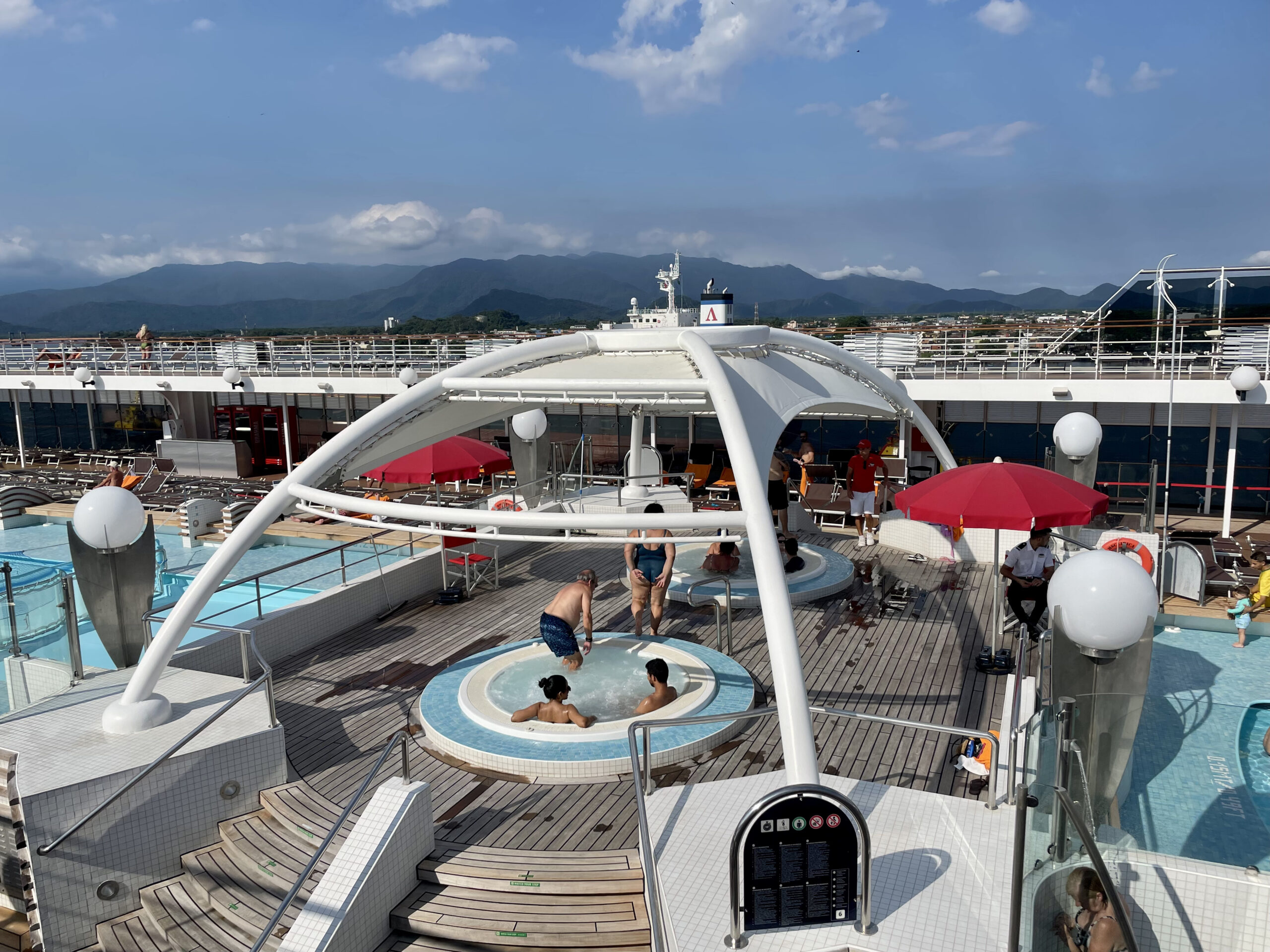 Jacuzzis do navio