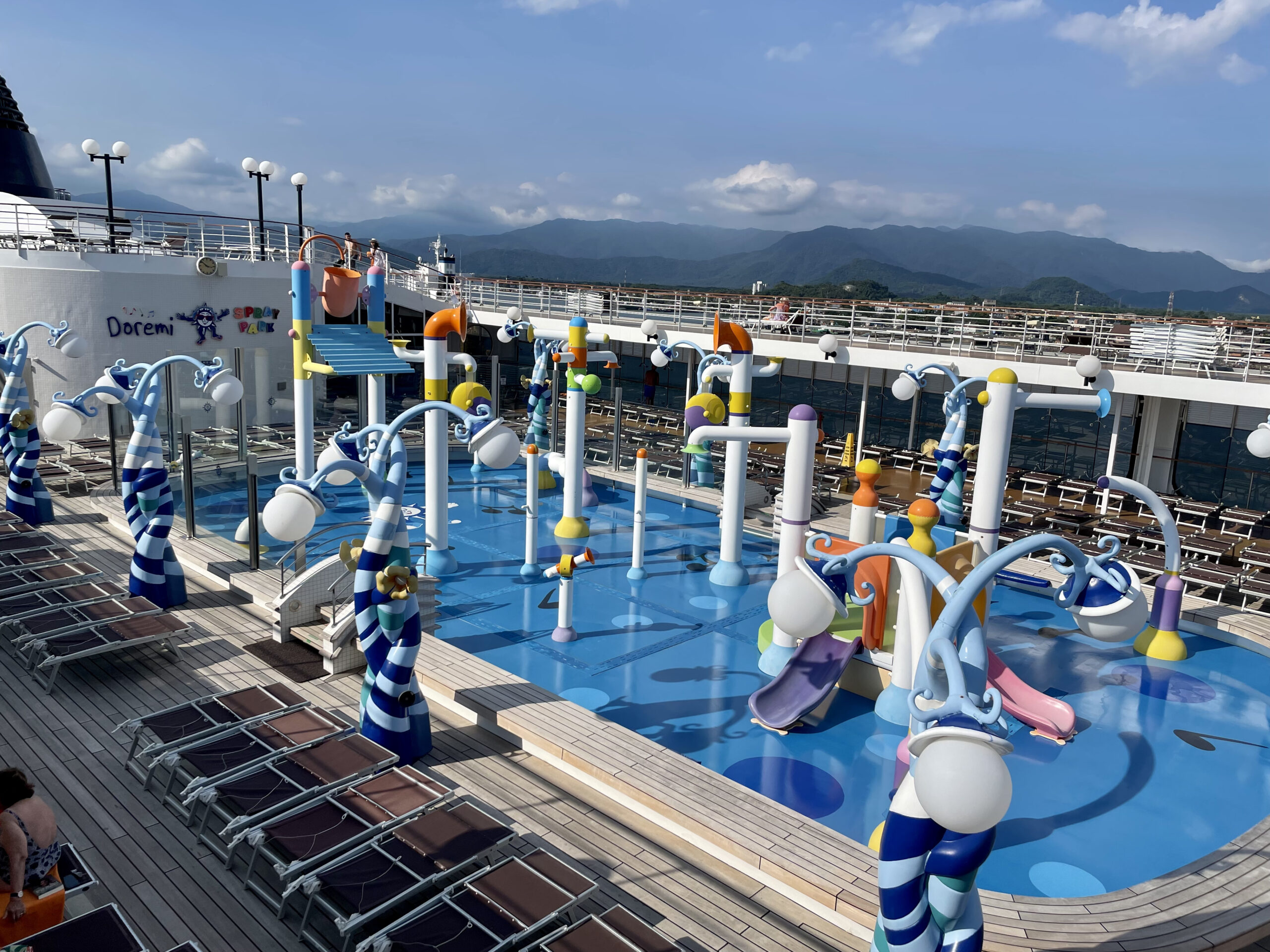 Doremi Spray Park, o parque aquático infantil do MSC Lirica