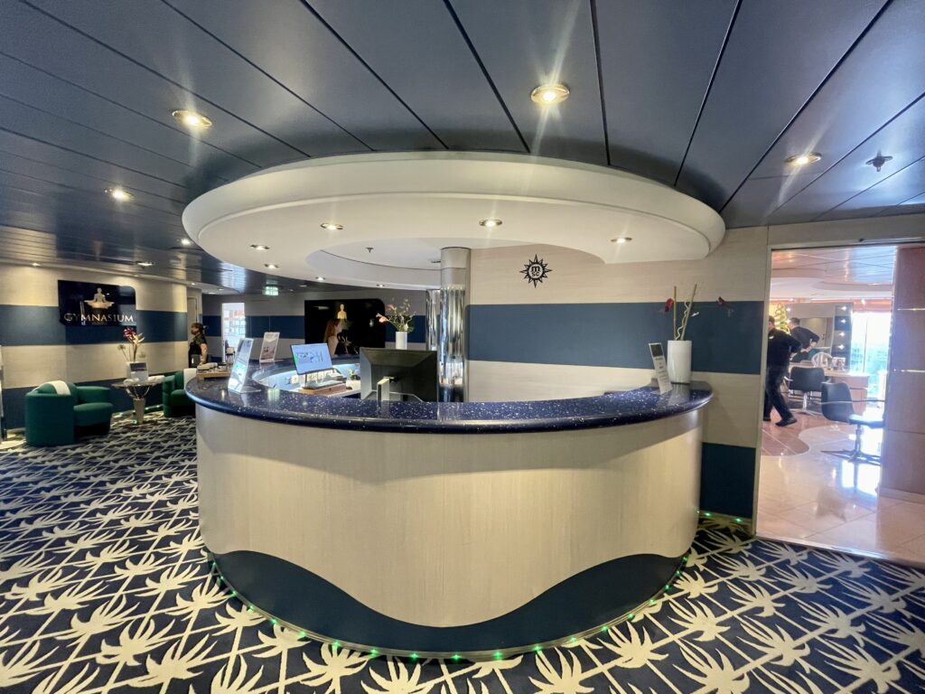 Entrada do MSC Aurea SPA