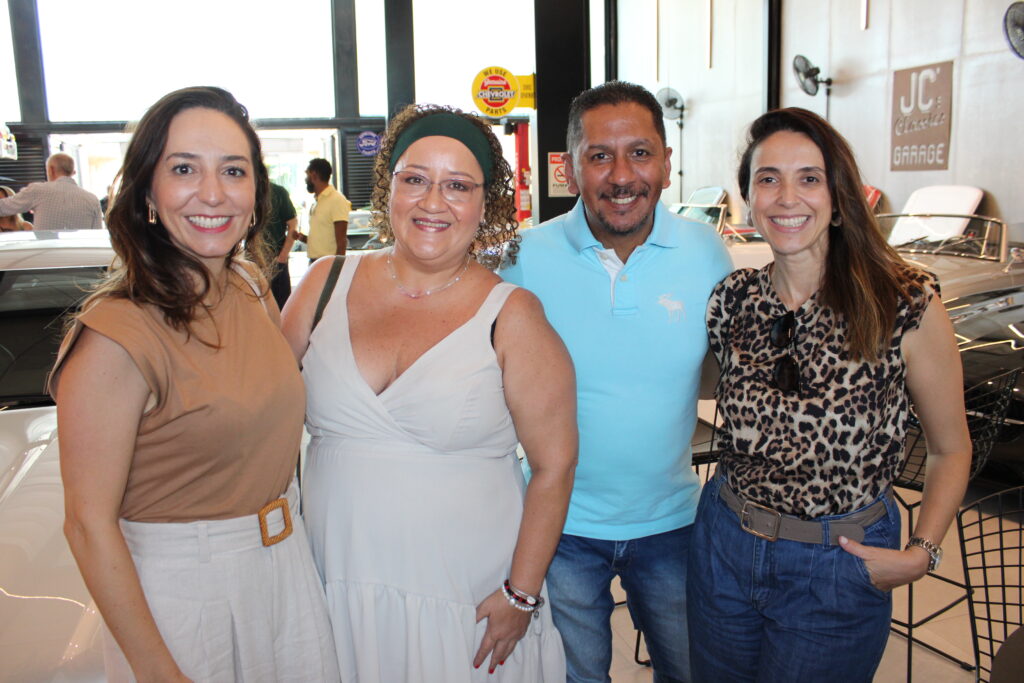 Karina Nascimento, da Copa Airlines, Luisa Bernardino e Ronaldo Coelho, da Ancoradouro e Cibele Brandão, da Emirates