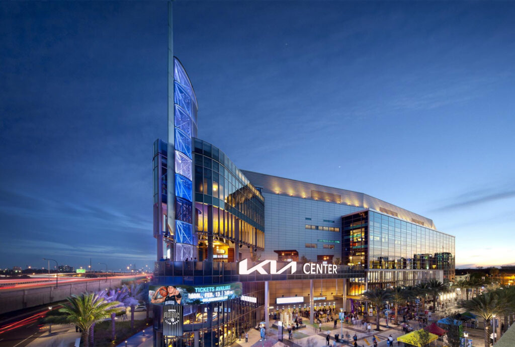 Casa do Orlando Magic passa a se chamar Kia Center 1 Kia Center EXT 01 Casa do Orlando Magic passa a se chamar Kia Center