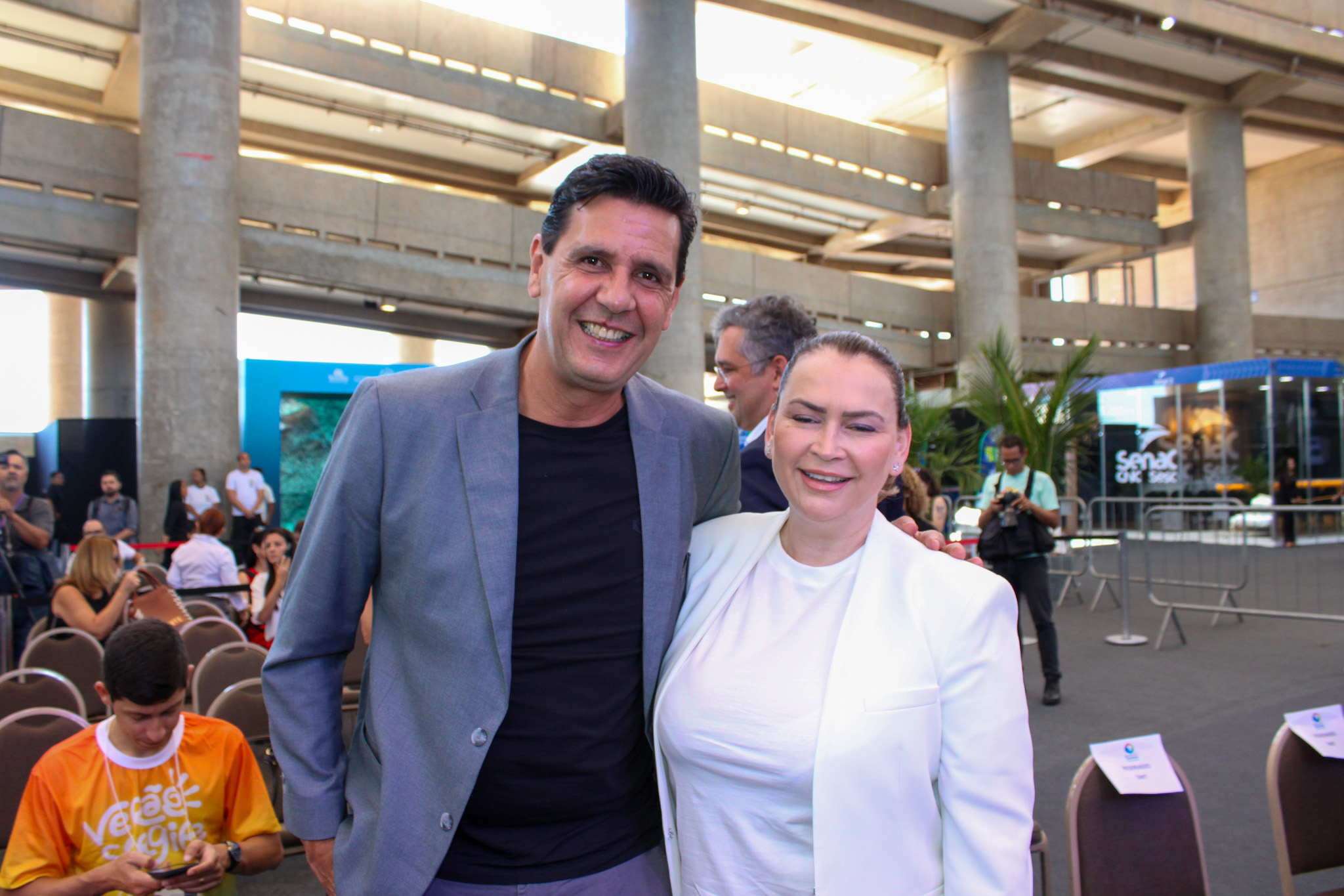 Mano Neves, do Oceanic Aquarium, e Pitty Bertoluci, do FG Big Wheel Mano Neves, do Oceanic Aquarium, e Pitty Bertoluci, do FG Big Wheel