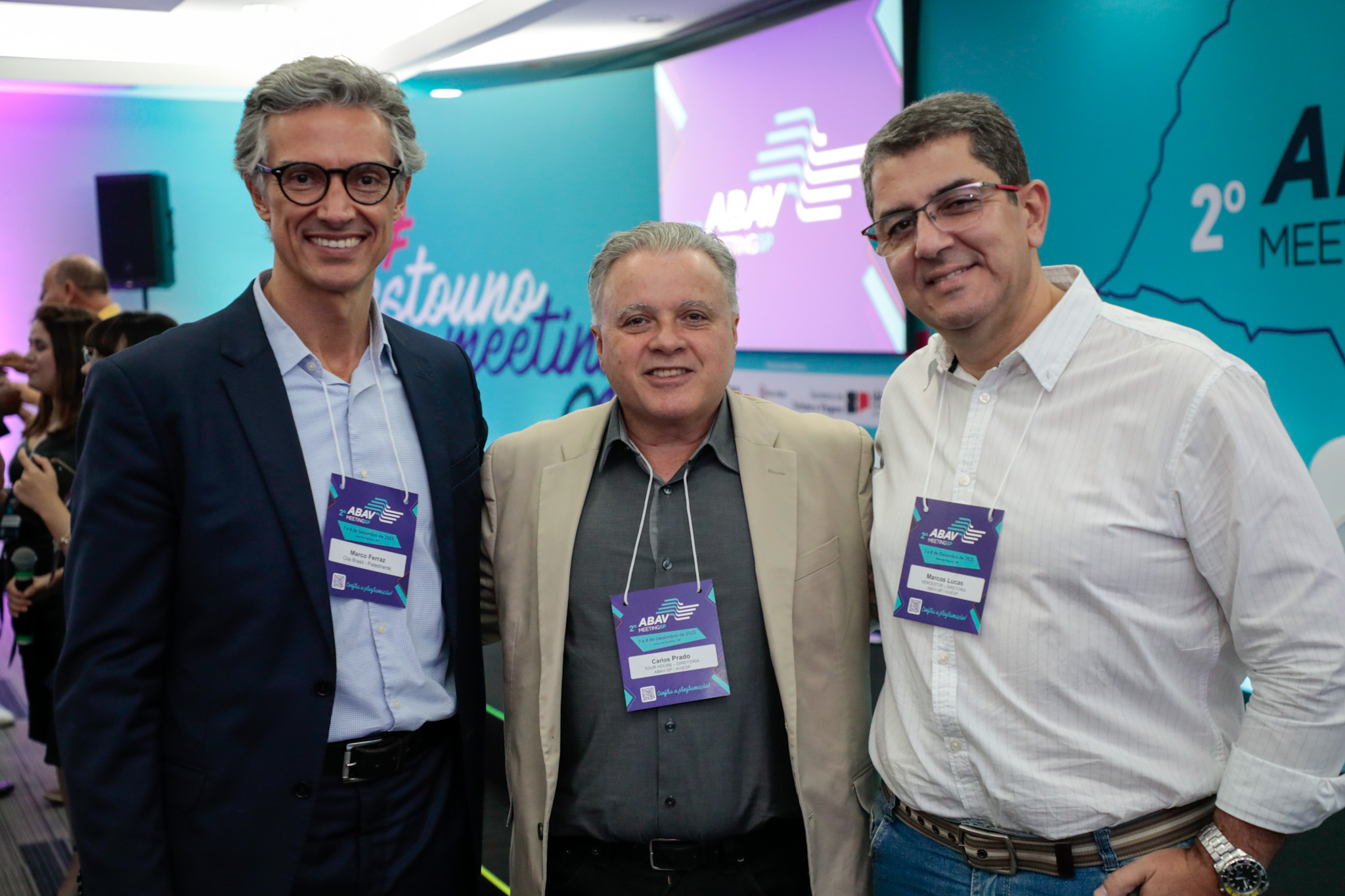 Marco Ferraz, Clia Brasil, Carlos Prado, da Tour House, e Marcos Lucas, Vencestur Marco Ferraz, Clia Brasil, Carlos Prado, da Tour House, e Marcos Lucas, Vencestur