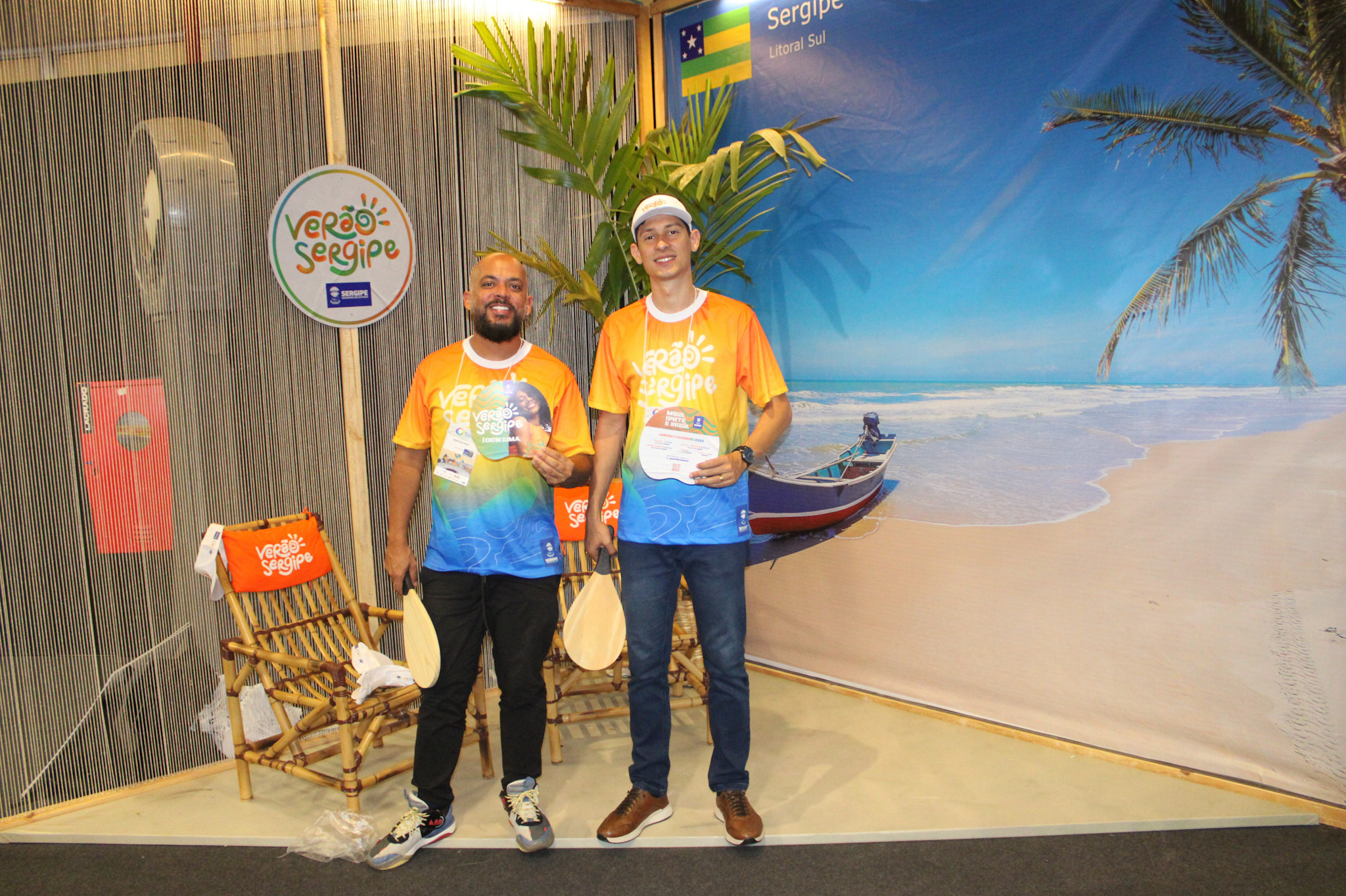 Marcos Pako e Matheus Moura, da Setur-SE Marcos Pako e Matheus Moura, da Setur-SE