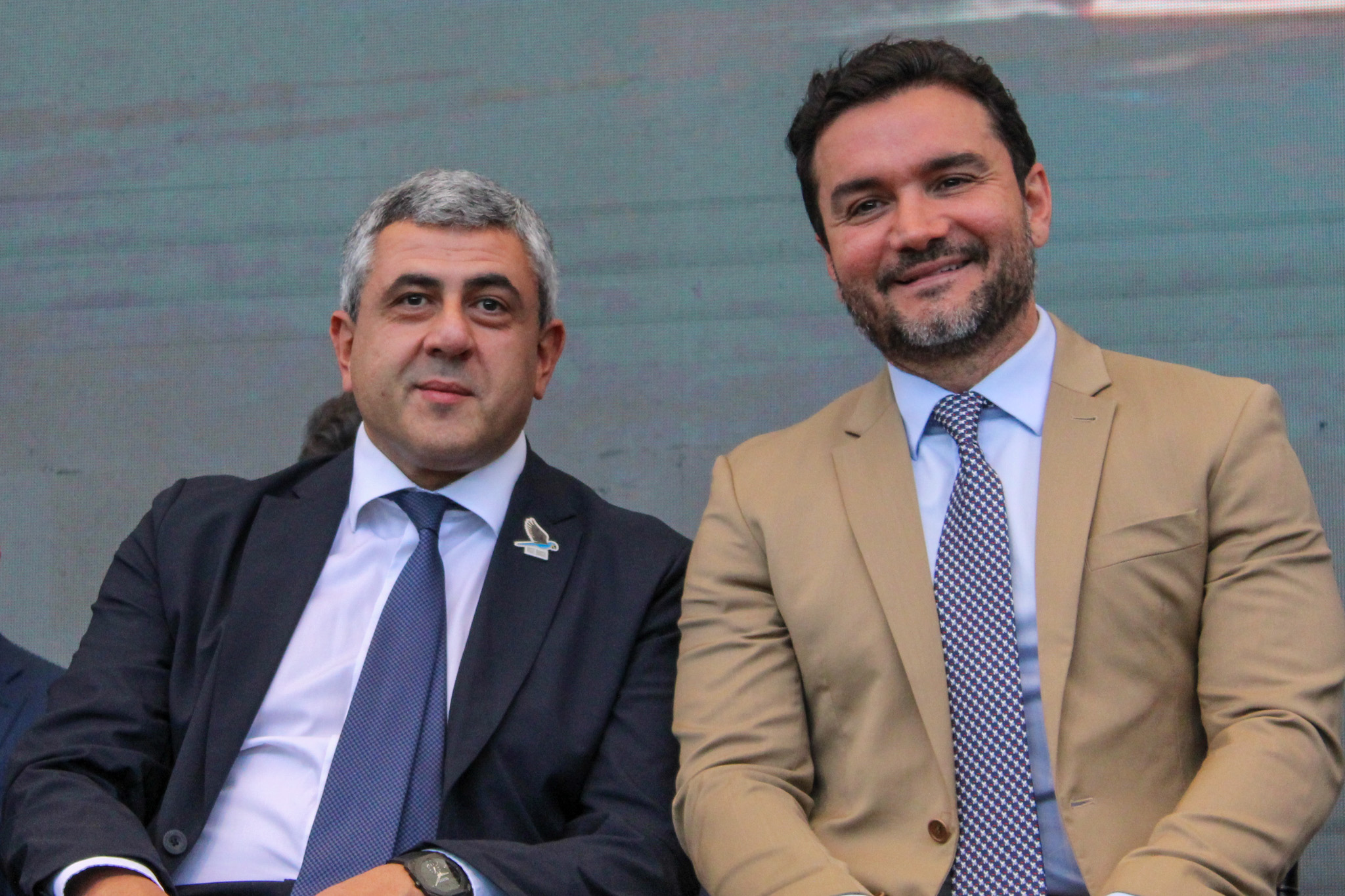 Zurab Pololikashvilii, da OMT, e Celso Sabino, ministro do Turismo Zurab Pololikashvilii, da OMT, e Celso Sabino, ministro do Turismo