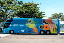 Águia Branca ganha ônibus personalizado com trajeto pelas Montanhas Capixabas