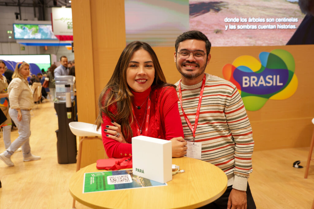 Alessandra Pamplona e Victor Lopes de Souza, do Visit Pará