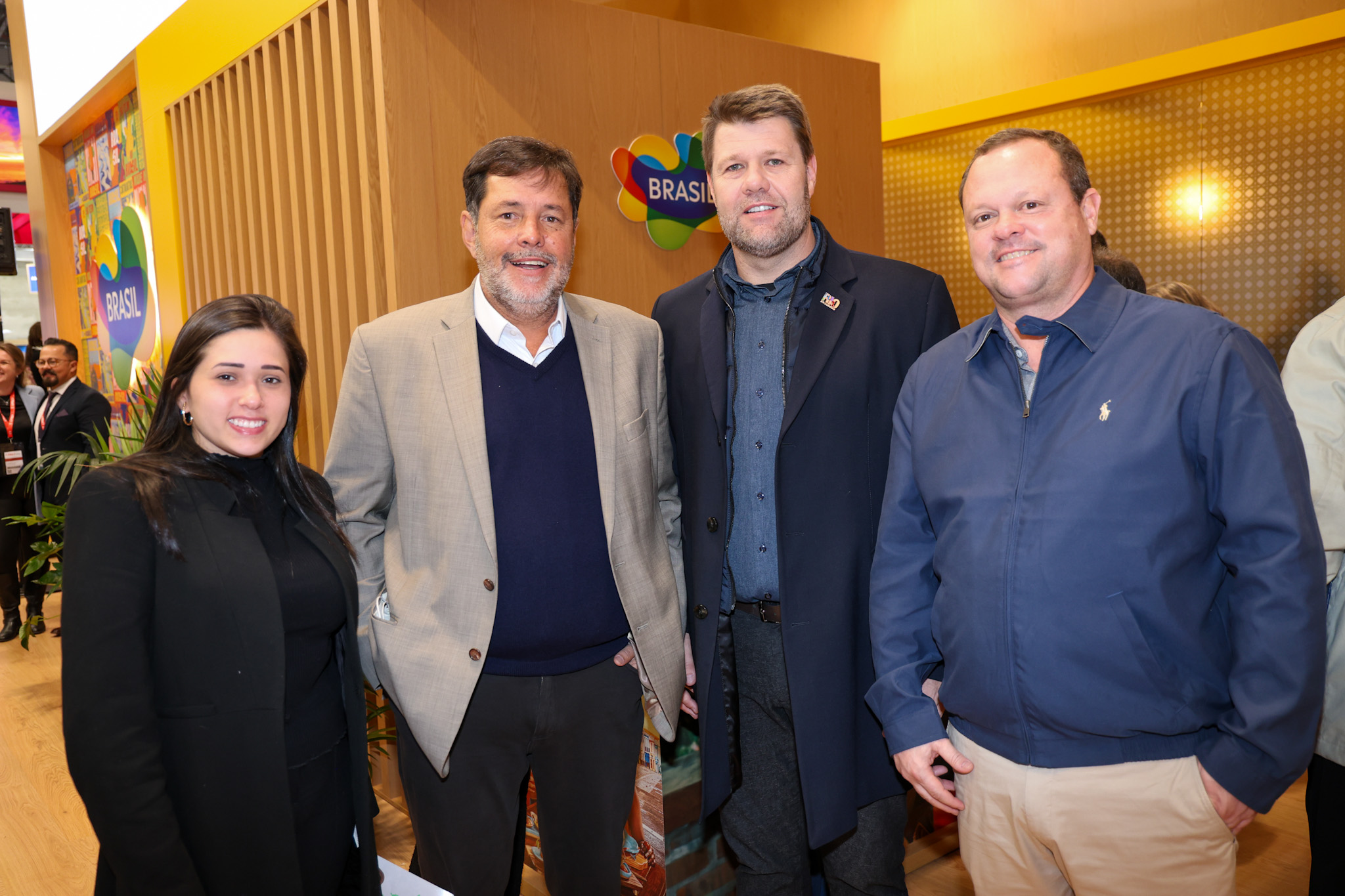 Ana Cazelato, da Setur-RJ, Marcelo Monforte, subsecretário de estado de Grandes Eventos do Rio de Janeiro, Sérgio Ricardo, da TurisRio, e Gustavo Tutuca, secretário de Turismo do RJ Ana Cazelato, da Setur-RJ, Marcelo Monforte, subsecretário de estado de Grandes Eventos do Rio de Janeiro, Sérgio Ricardo, da TurisRio, e Gustavo Tutuca, secretário de Turismo do RJ