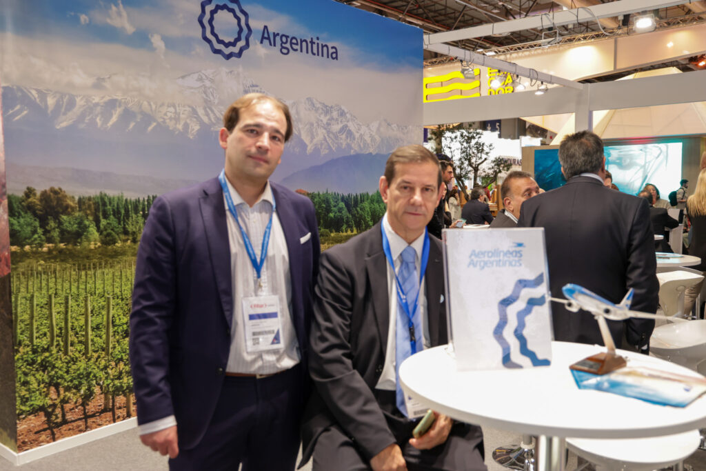 Arturo Gonzalez e Fernando De La Luna, da Aerolineas Argentinas