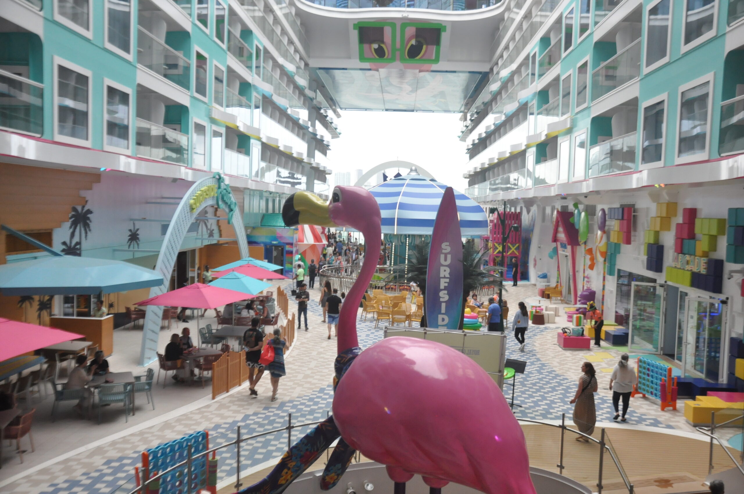 Bairro Surfside, uma das novidades do navio Bairro Surfside, uma das novidades do navio
