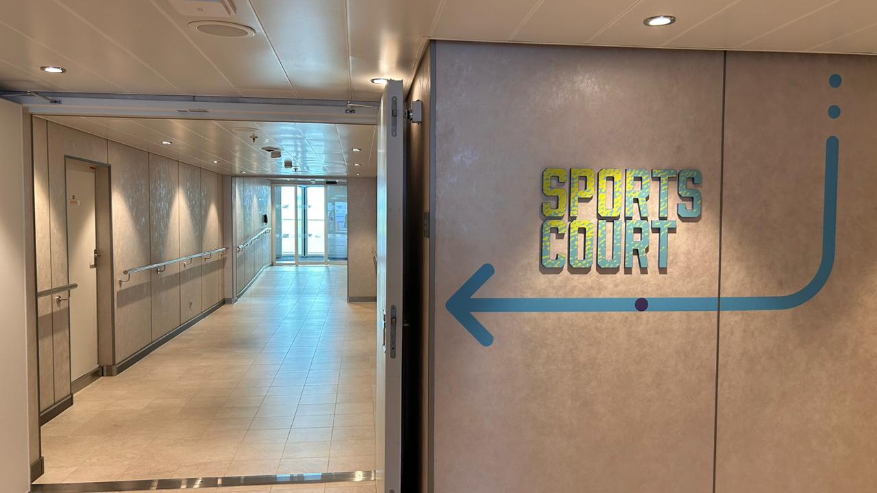 Caminho para a área de esportes Caminho para a área de esportes