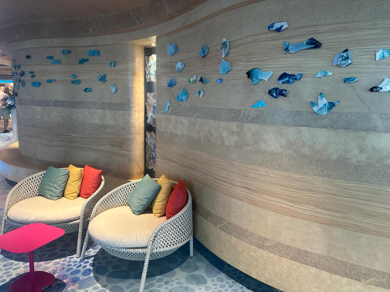 Decoração que remete ao mar no Aquadome Decoração que remete ao mar no Aquadome