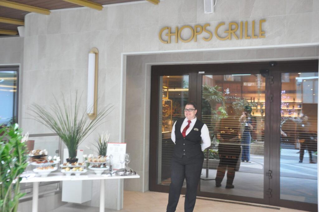 Entrada do Chops Grille