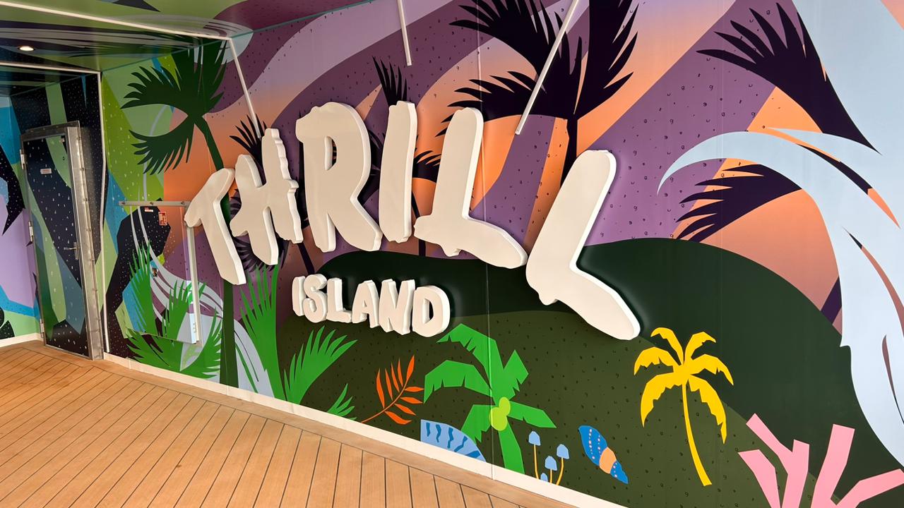 Entrada do Thrill Island Entrada do Thrill Island