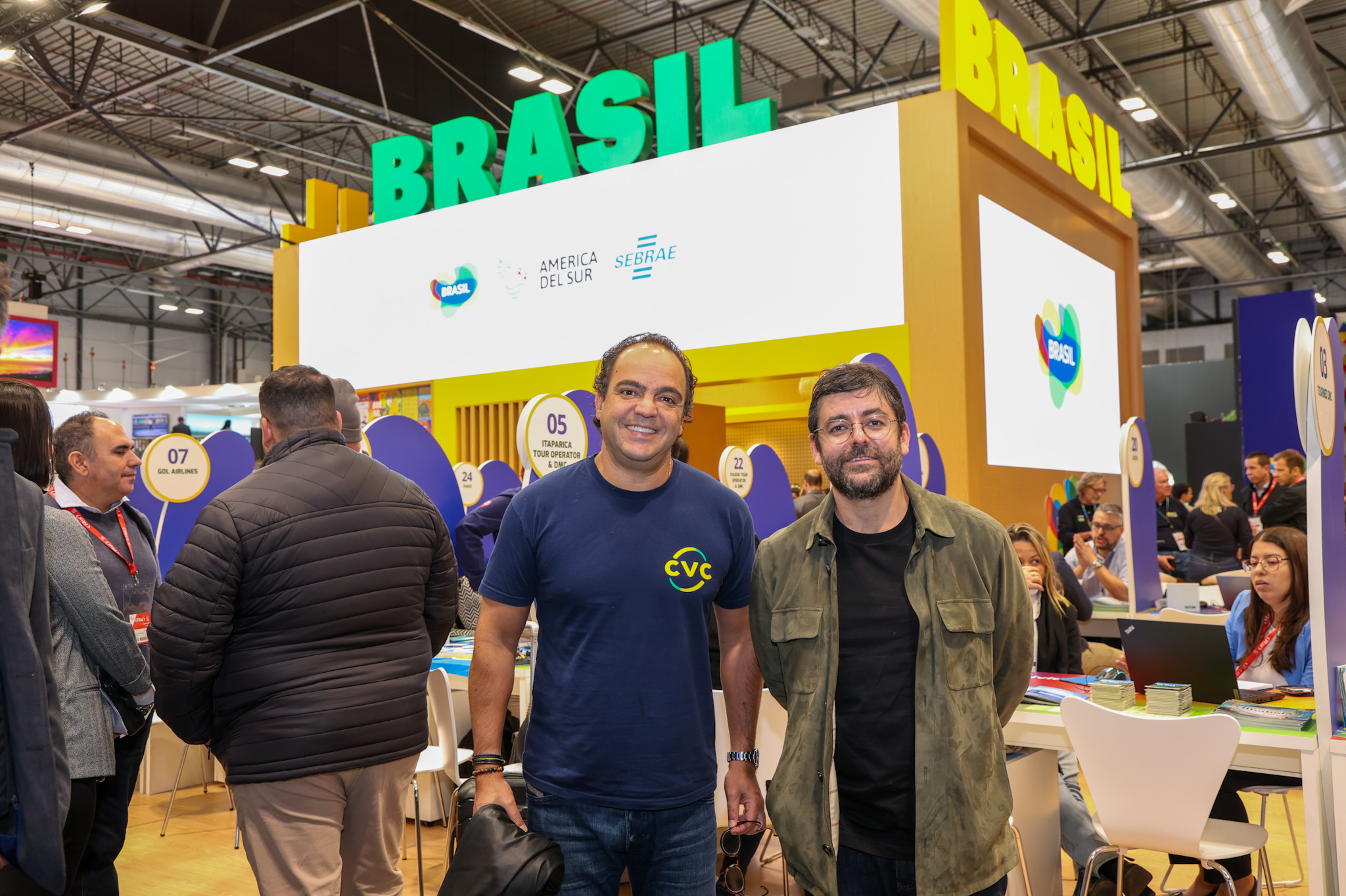 Fábio Godinho e Gustavo Paulus, da CVC Corp Fábio Godinho e Gustavo Paulus, da CVC Corp