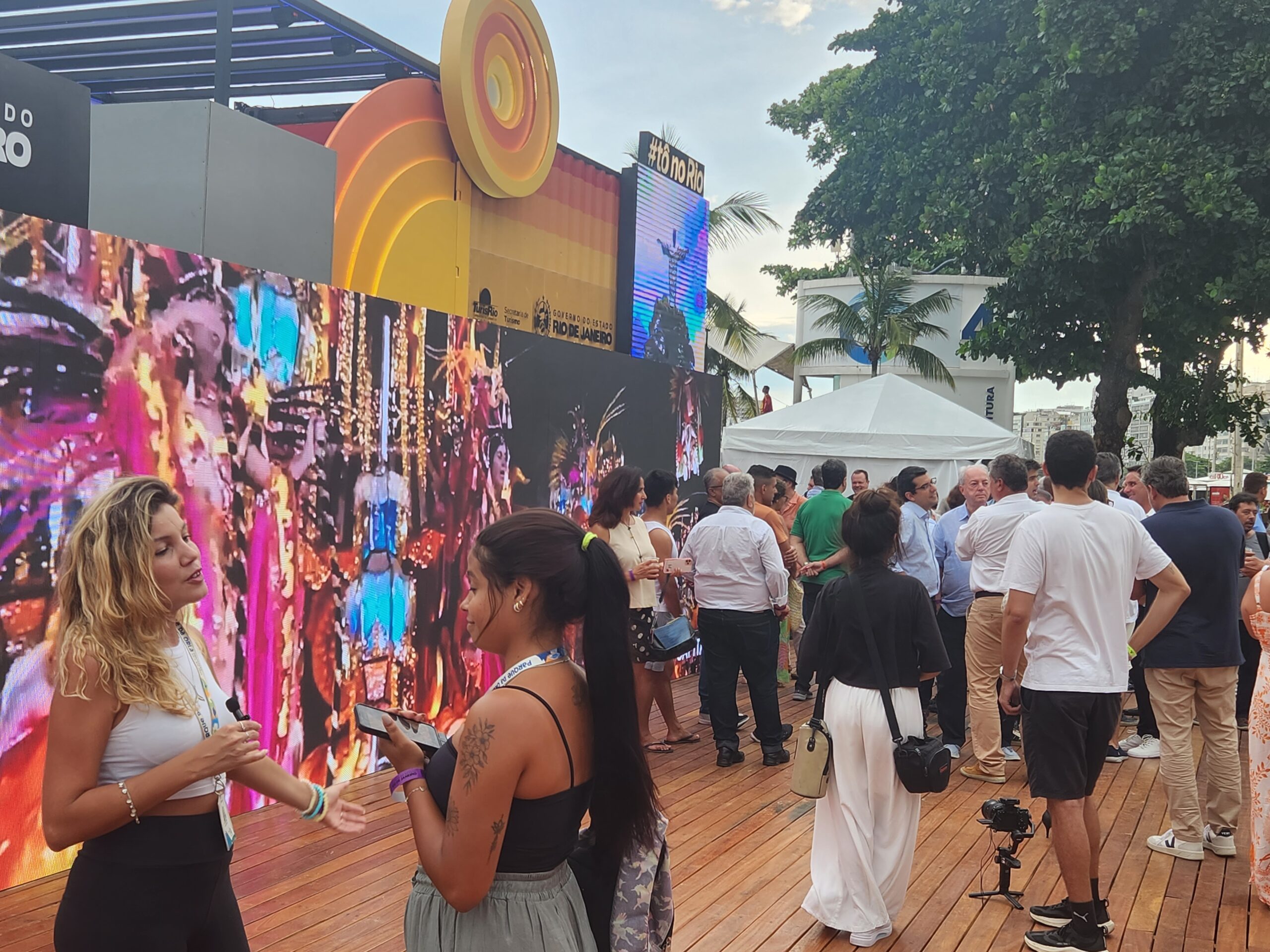 Grande público presente na inauguração Grande público presente na inauguração