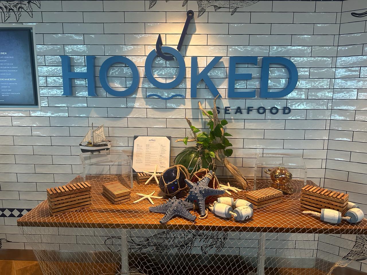 Hooked, especializado em frutos do mar Hooked, especializado em frutos do mar
