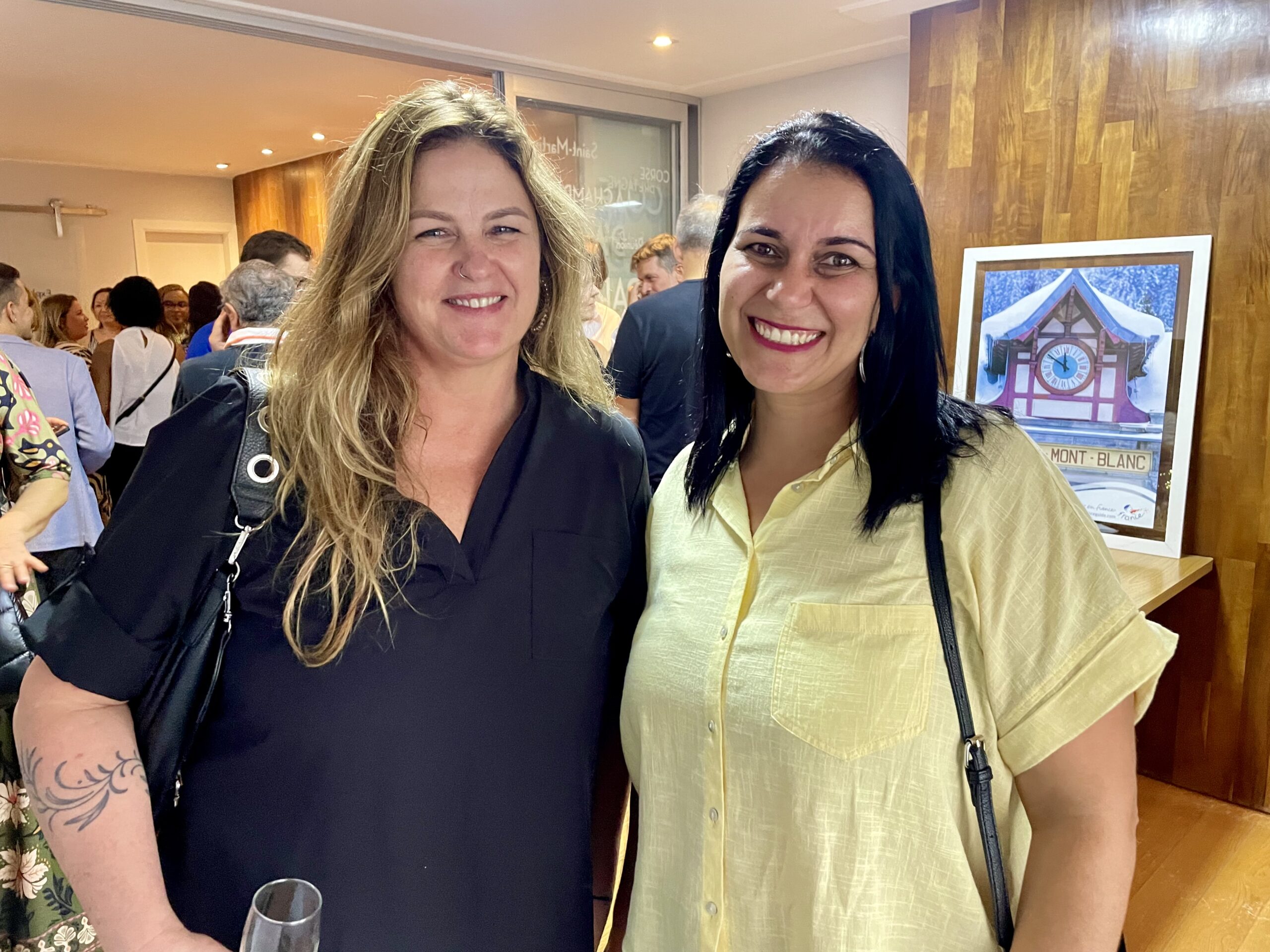 Silvia Sacchi, da Ski Brasil e Nara Rossatpi, da Teresa Perez Silvia Sacchi, da Ski Brasil e Nara Rossatpi, da Teresa Perez